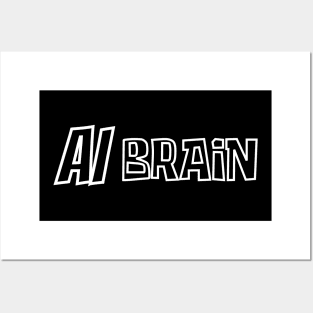 AI Brain Posters and Art